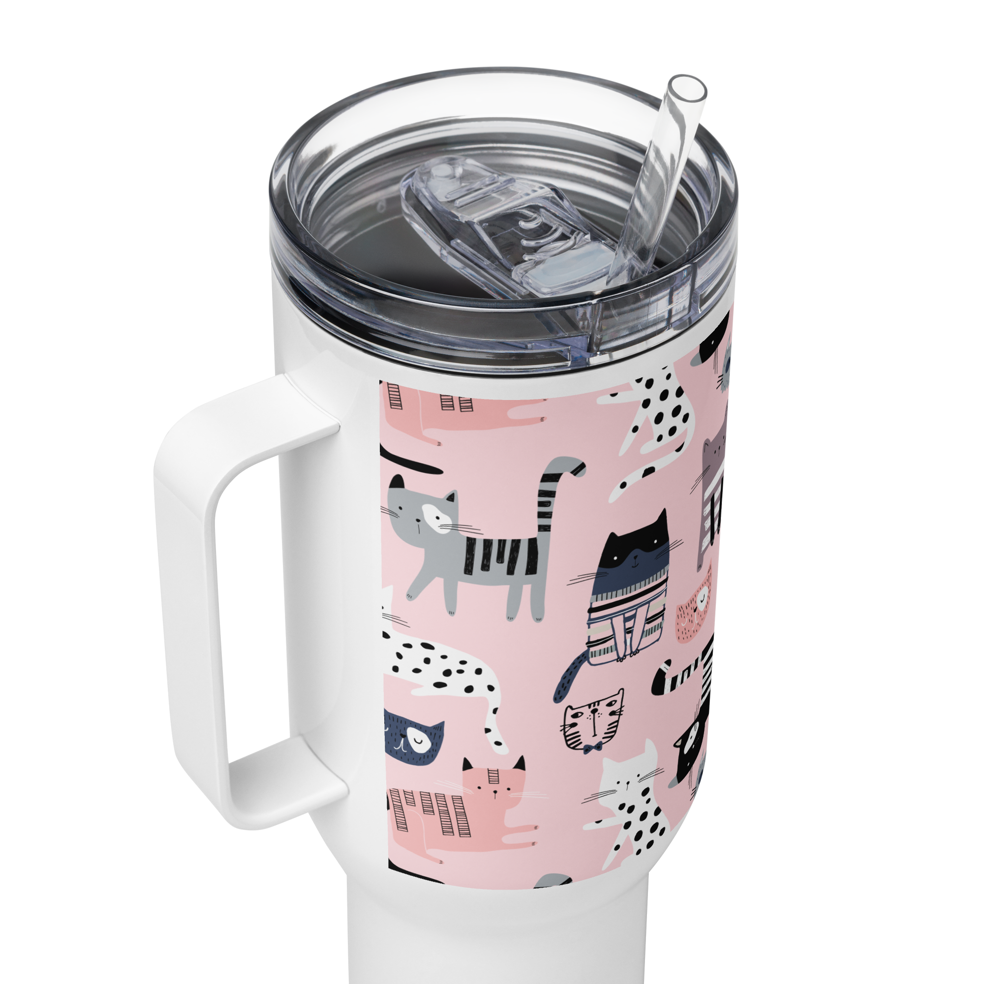 Curious Cat Travel Mug